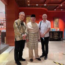 馬來西亞司公使與馬來西亞商會邀請理事長赴大使館商討雙邊合作發展